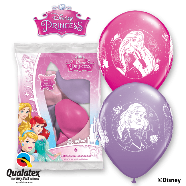 Disney Princess Cameo Balloons 6 Pack