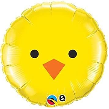 Easter Chick Face Foil Balloon
