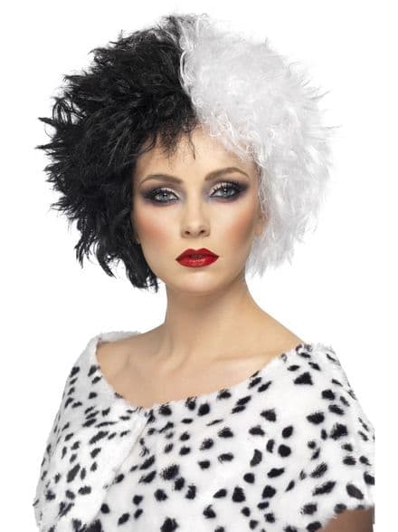 Evil Madam Wig In Black & White