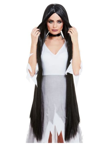 Extra Long Witch Wig in Black