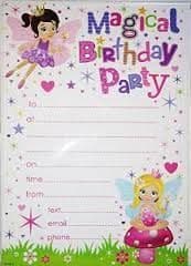 Fairy Birthday Invitations