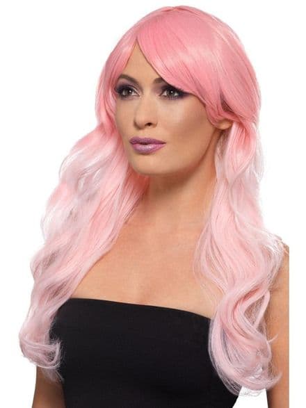 Fashion Ombre Wig in Pastel Pink/Pink