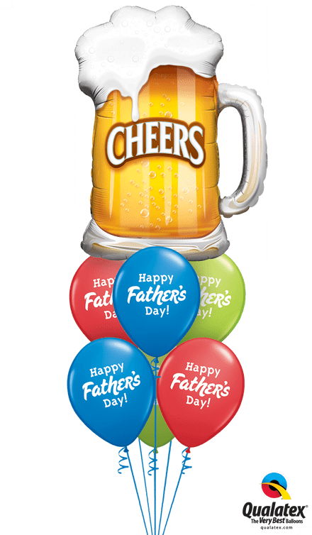 Fathers Day Cheers  Double Layer Bouquet