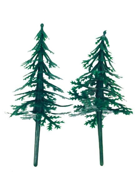 Fir Trees Cake Toppers