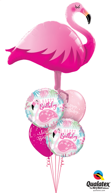 Flamingo Foil & Latex Bouquet
