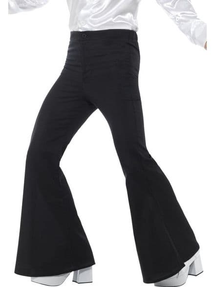 Flared Black Trousers