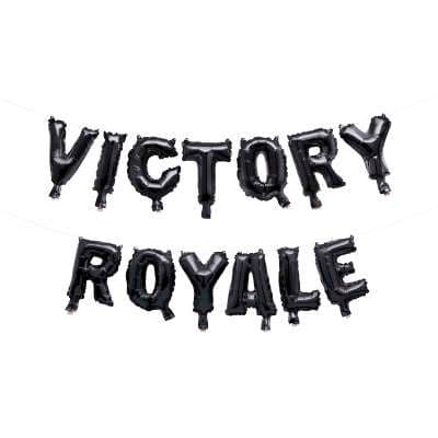 Fortnite 'VICTORY ROYALE' Mini Letters Air-Fill Foil Balloons.