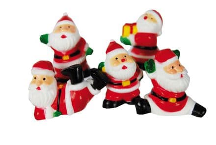 Fun Santa Cake Toppers