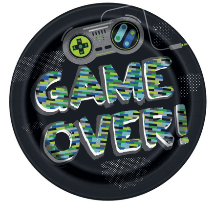 Gamer Paper Party Plates