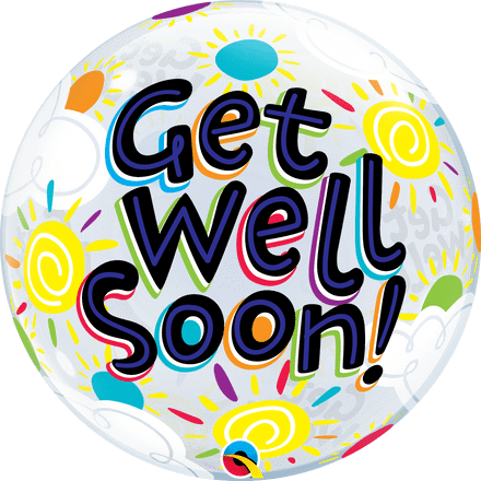 Get Well Soon Bubble Balloon