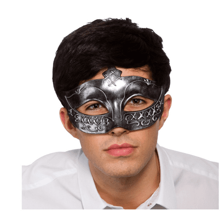 Gladiator Antique Silver Eyemask
