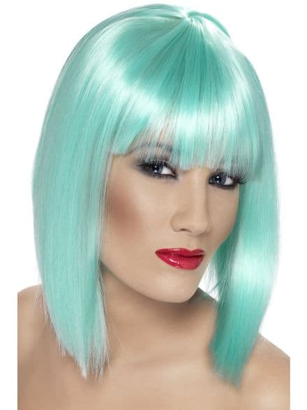 Glam Wig In Aqua