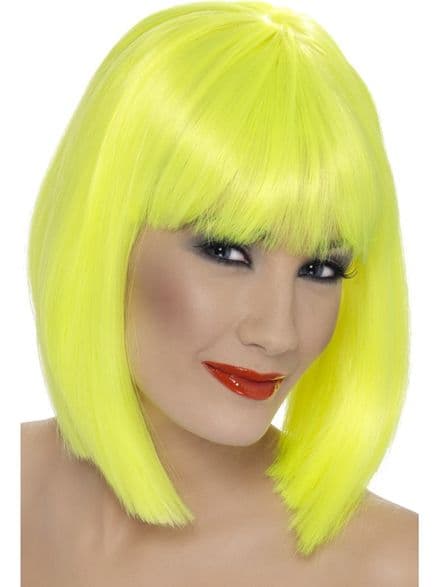 Glam Wig In Neon Yellow