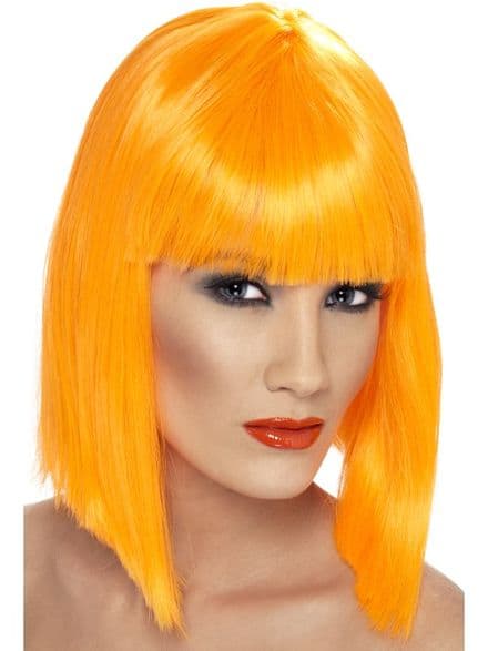 Glam Wig In Orange