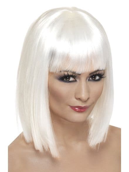 Glam Wig In white