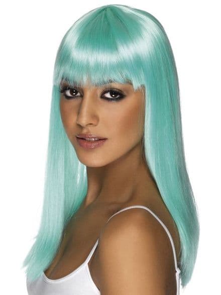Glamourama Wig In Aqua