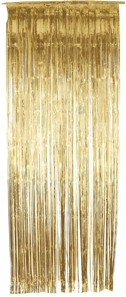 Gold Shimmer Door Curtain