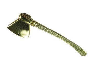 Golden Wood Axe Cake Topper