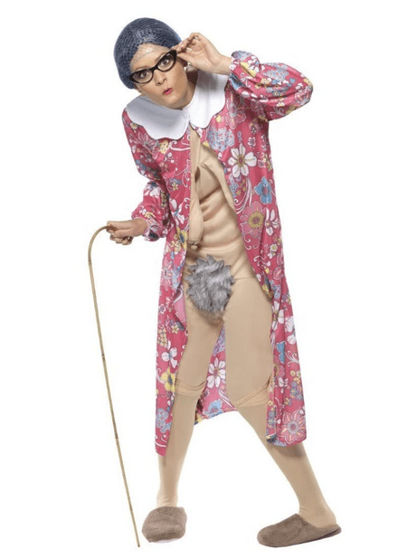 Gravity Granny Costume