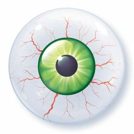 Green Eyeball Bubble Balloon