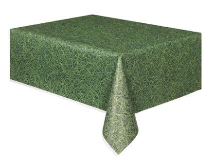 Green Grass Plastic Tablecover