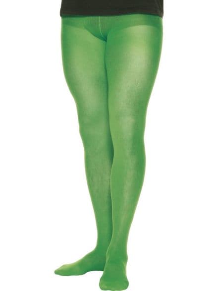 Green Mens Costume Tights