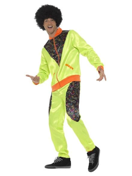 Green Retro Shell Suit Costume