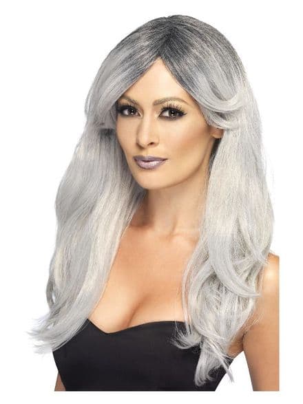 Grey Ghostly Glamour Wig