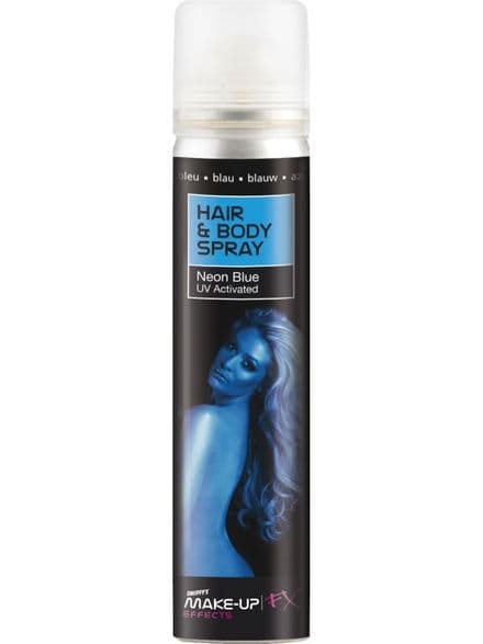 Hair & Body UV Colour Spray - Blue