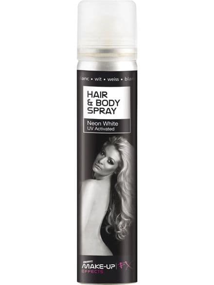 Hair & Body UV Colour Spray - White