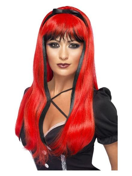 Halloween Bewitching Wig In Red