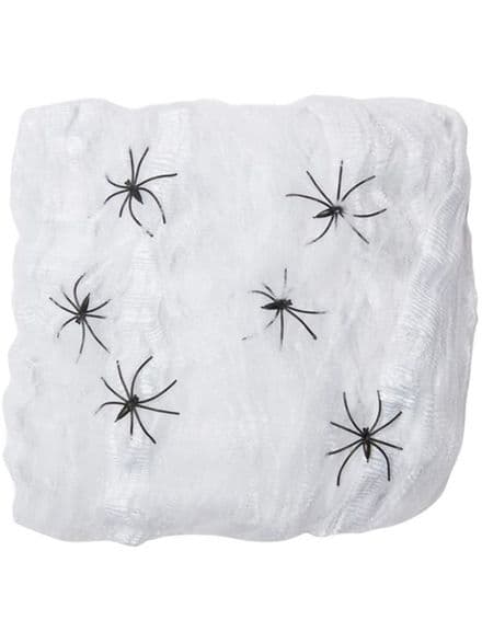 Halloween Spider Web Fibre Decoration 220g