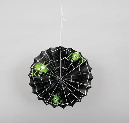 Halloween Spider Web Paper Accordian Hanging Decoration