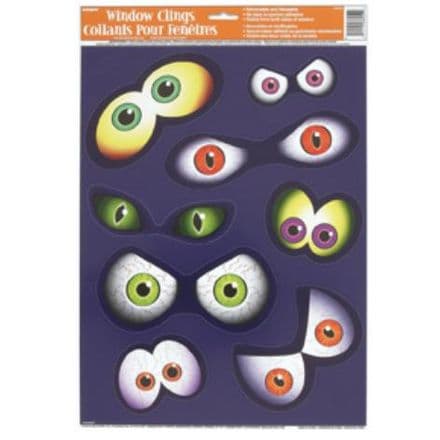 Halloween Spooky Eyes Window Clings