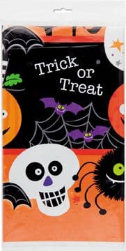 Halloween Spooky Smiles Plastic Tablecover