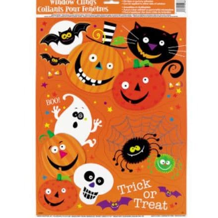 Halloween Spooky Smiles Window Clings
