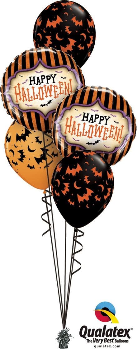 Halloween Stripes & Bats Classic Bouquet
