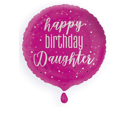 Happy Birthday Daughter Helium Balloon
