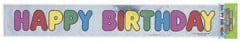 Happy Birthday Foil Banner