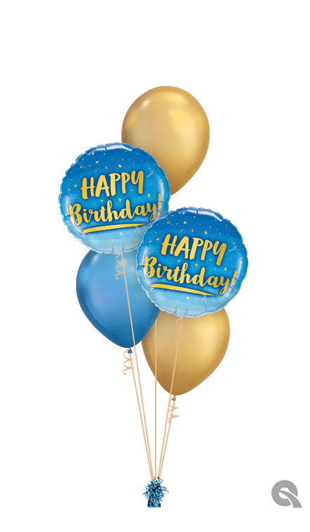 Happy Birthday Gold Classic Bouquet