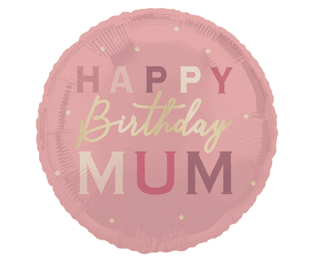Happy Birthday Mum Helium Balloon