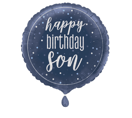 Happy Birthday Son Helium Balloon