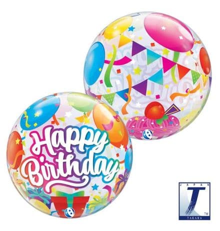 Happy Birthday Surprise Bubble Balloon