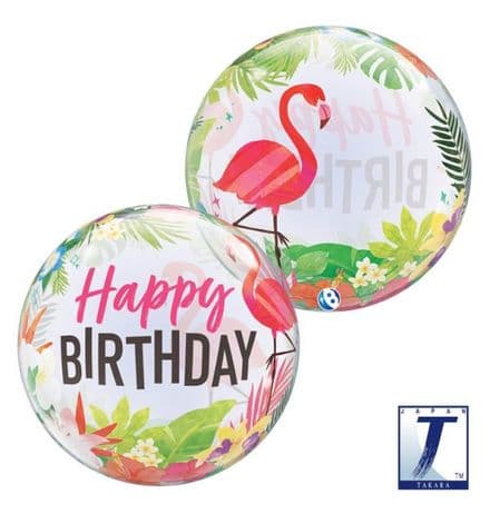 Happy Birthday Tropical Party! Bubble Balloon
