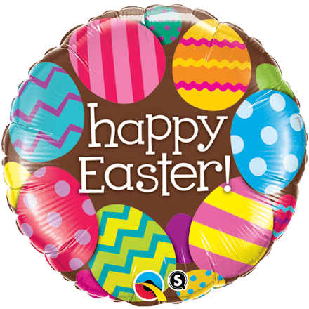 Happy Easter Eggs Foil Balloon