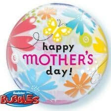 Happy Mother’s Day Butterflies  Bubble Balloon