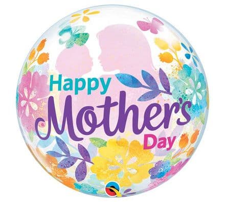 Happy Mother’s Day Silhouette Bubble Balloon