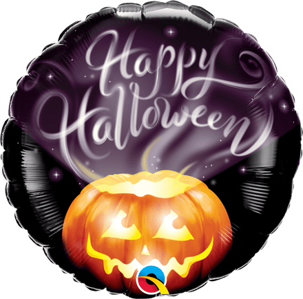 Happy Smokey Halloween Foil Helium Balloon