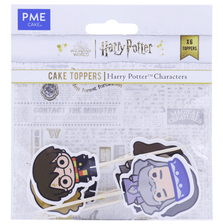 Harry Potter Character Cake Toppers 6pk