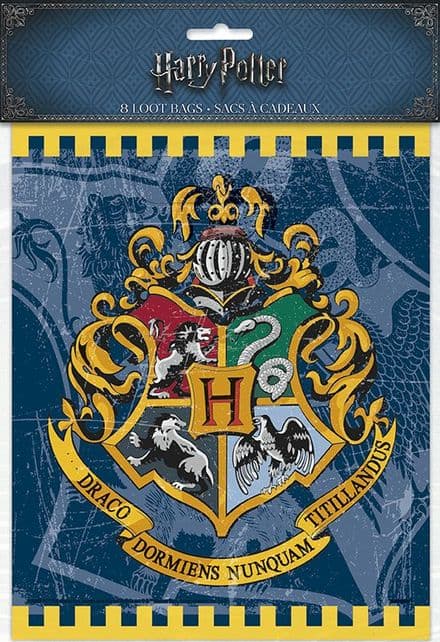 Harry Potter Party Plastic Loot Bags